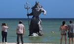 怕触犯玛雅神灵？墨西哥下令拆除希腊“海神”雕像
