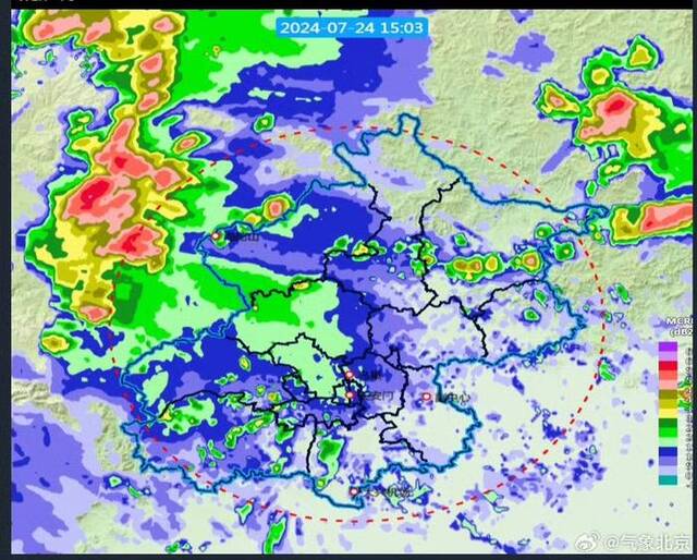 北京部分地区出太阳了，今天的雨去哪里了？