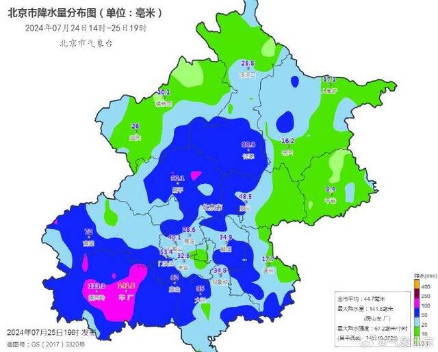 北京市气象局：本次降水过程结束