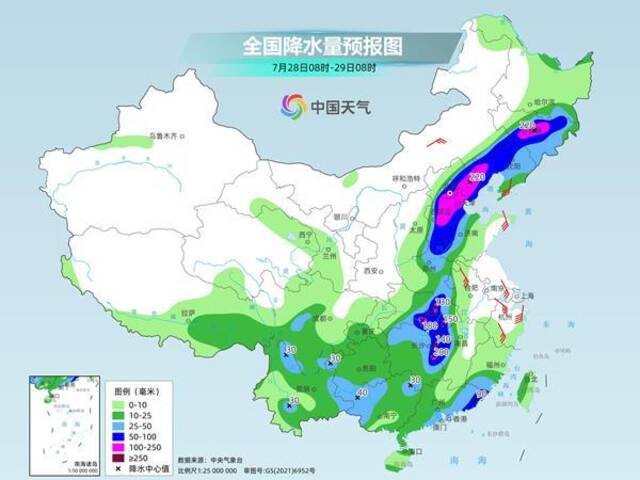 “格美”深入内陆！江西湖北等地将有强降雨 南方高温缩减