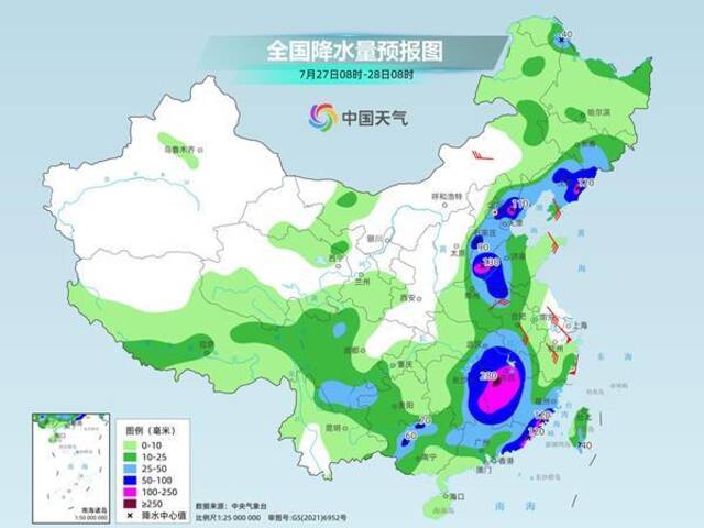 “格美”深入内陆！江西湖北等地将有强降雨 南方高温缩减