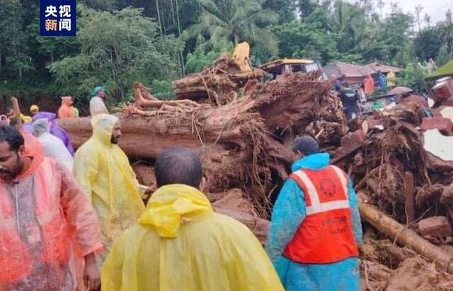 印度喀拉拉邦山体滑坡已致222人死亡