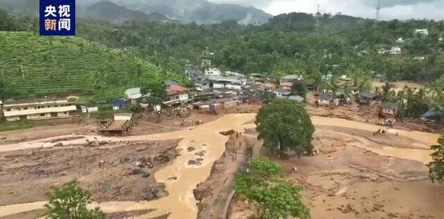 印度喀拉拉邦山体滑坡已致330人死亡