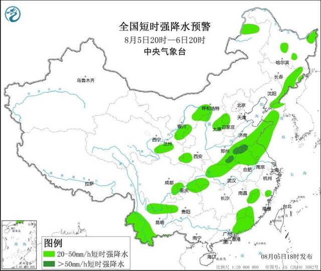 强对流天气蓝色预警继续：宁夏陕西等地部分地区将雷暴大风或冰雹天气