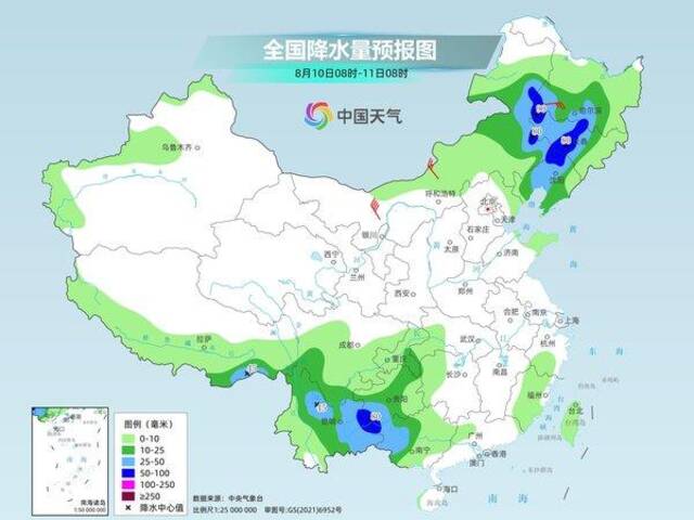 京津冀8月9日将迎较强降雨 南方仍有大规模高温闷热