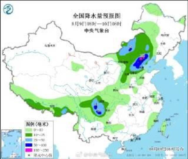 未来三天，北方十余省份将有暴雨