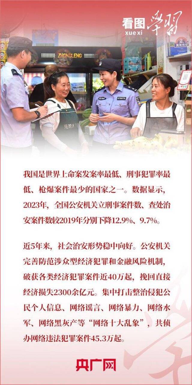 看图学习·改革为人民丨全面贯彻总体国家安全观 建设更高水平平安中国