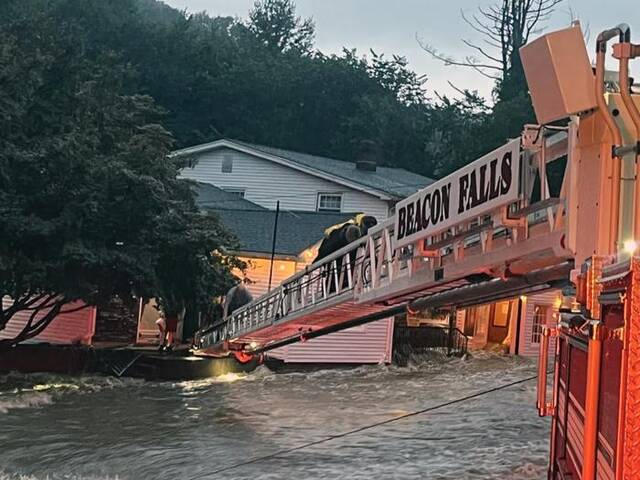 暴雨引发洪水致两人死亡 美国康涅狄格州进入紧急状态