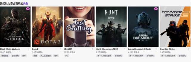 直播平台Twitch&nbsp8月20日截图。图|Twitch截图。