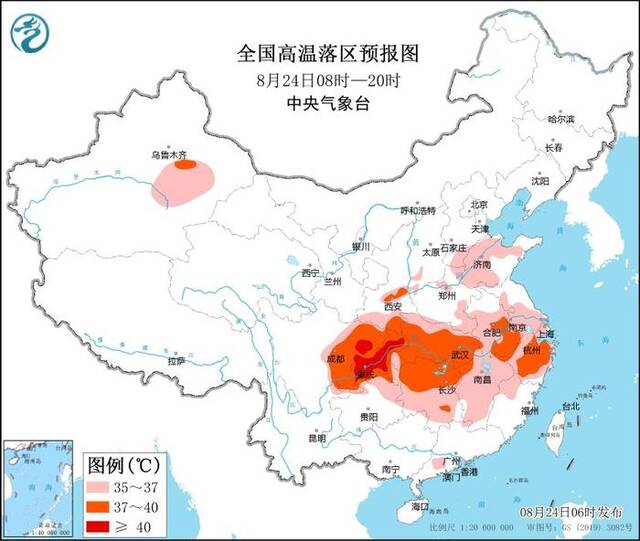 高温黄色预警！四川、重庆等部分地区可达40℃以上