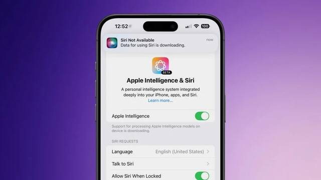 部分升级 iOS 18.1 Beta 的 iPhone 用户反馈 Siri 无法使用