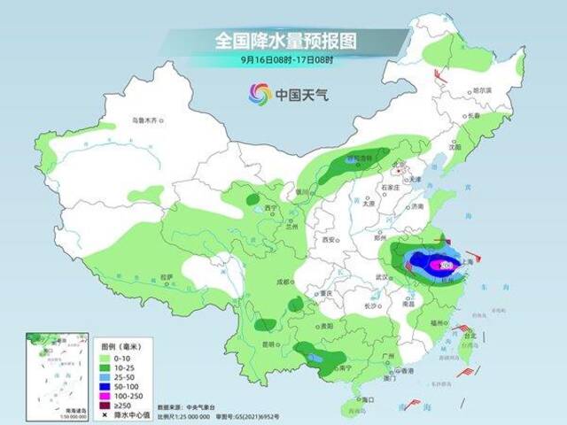 中秋假期“贝碧嘉”携强风雨袭江浙沪等地 川渝高温仍将持续