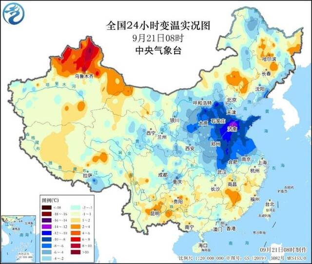 冷空气继续影响我国 华南沿海等地降雨较强