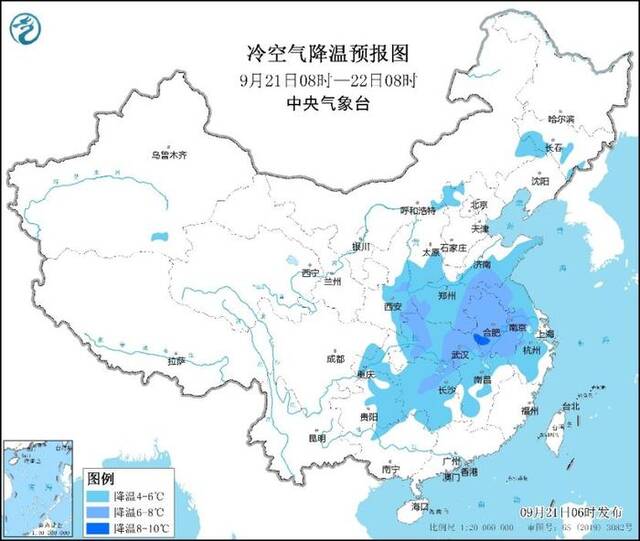 冷空气继续影响我国 华南沿海等地降雨较强