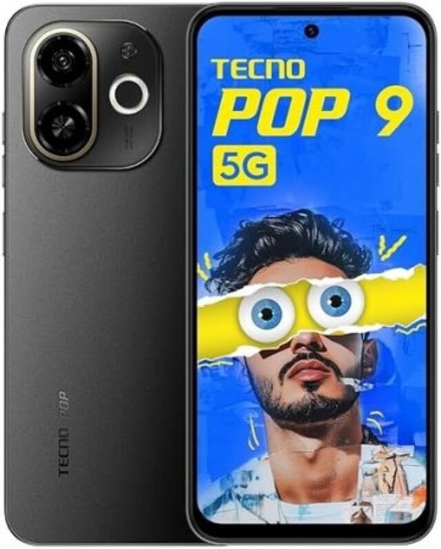 传音 Tecno Pop 9 5G 手机发布：搭载联发科天玑 6300 处理器、120Hz 屏