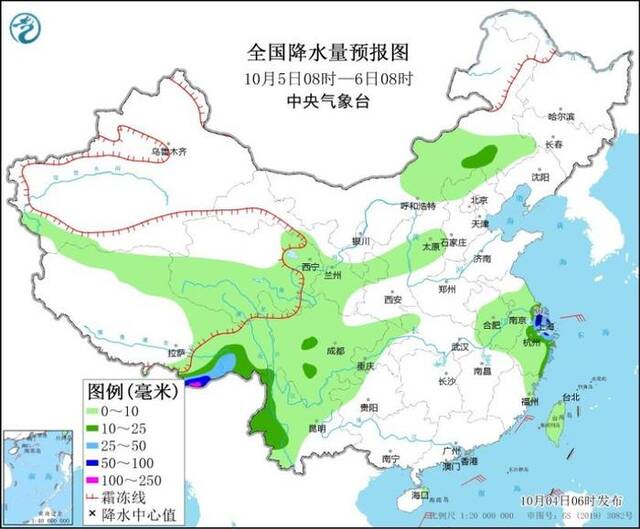 江浙沪等地将有大到暴雨 弱冷空气过程将派送至北方地区