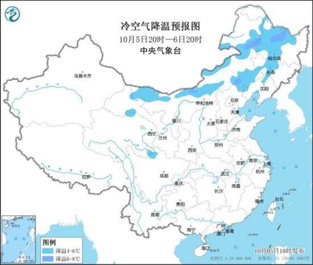 假期返程天气地图来了 看哪里会一雨到底