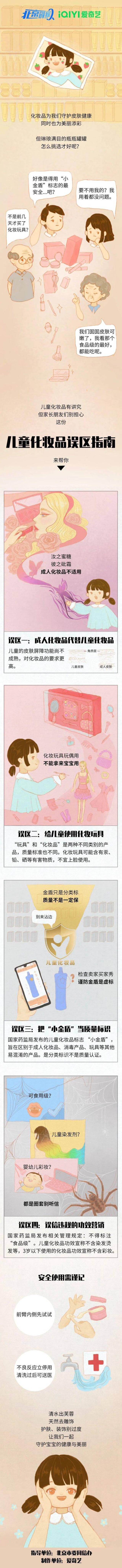 @家长朋友们，这些儿童化妆品误区要避开