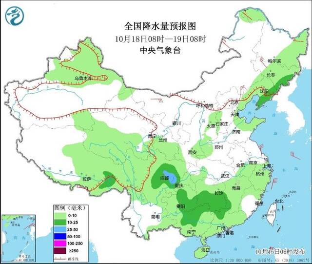 东北地区气温继续走低 未来十天中东部降水多冷空气活动频繁