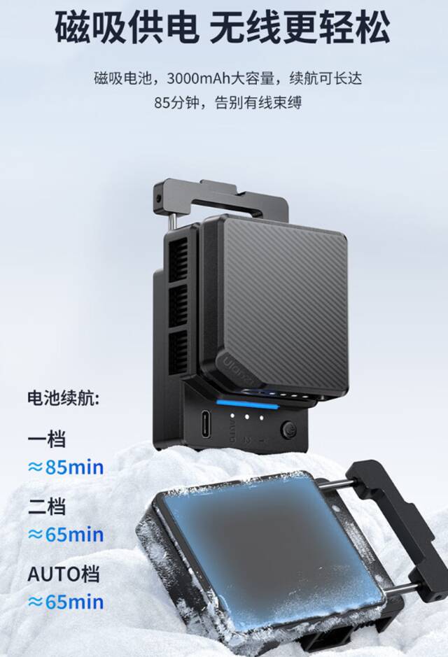 优篮子相机散热器二代 CU01 开售：半导体制冷片、过热提示灯条，149 元起