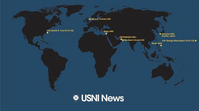 美华盛顿号航母接近西太平洋 “亚太航母真空期”有望结束