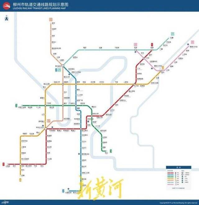 柳州轨道交通规划线路图