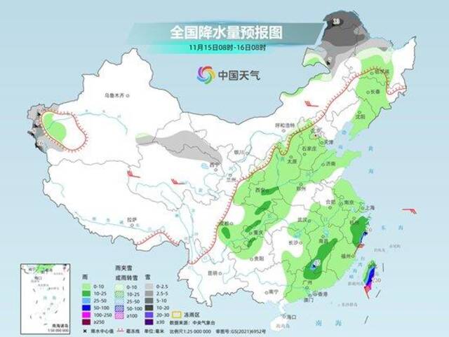 明起新一轮大范围雨雪来袭 中东部暖热持续周末起强降温将至